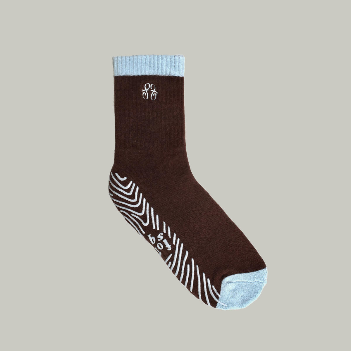 Double Grip Socks - Cool Espresso
